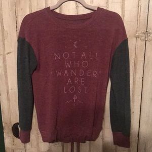 Not all who wander soft LS shirt